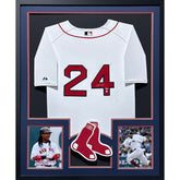 Manny Ramirez Framed Signed Jersey MLB COA Autographed Boston Red Sox