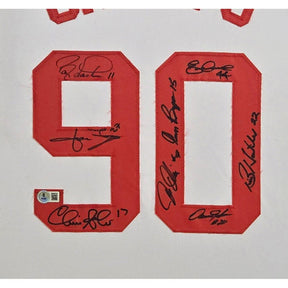 Cincinnati Reds Signed Framed Jersey Beckett Autographed 1990 Champions