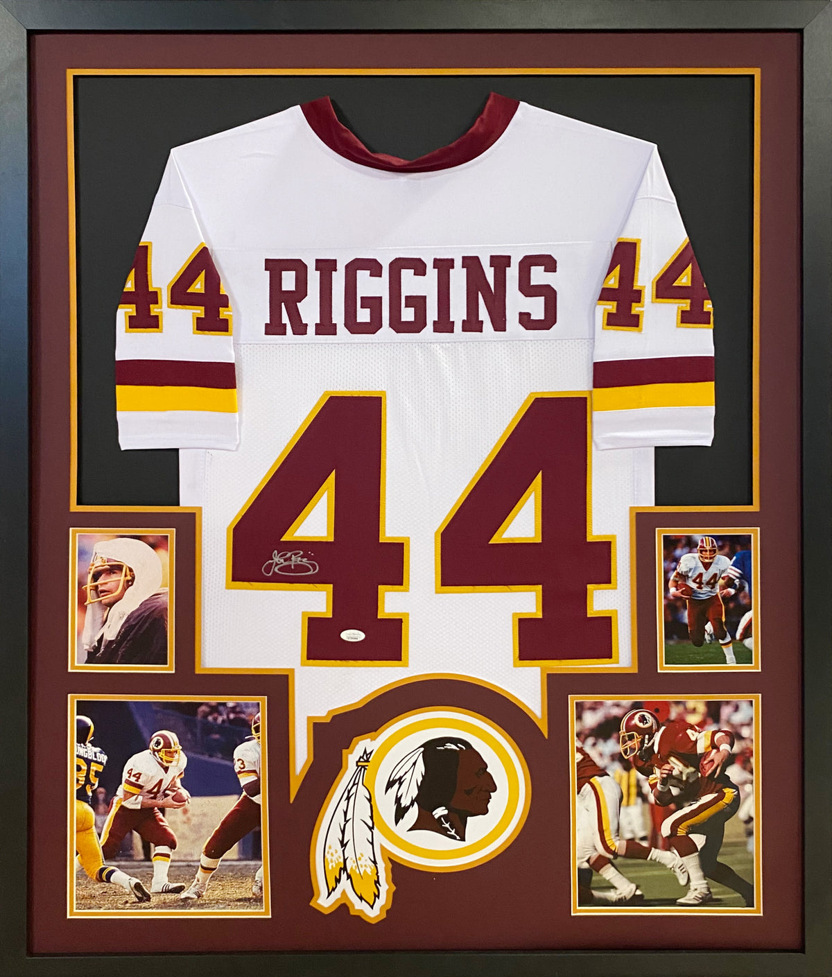 John Riggins Framed Jersey JSA Autographed Signed Washington Football Commanders