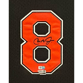Cal Ripken Jr. Framed Signed Black Jersey Fanatics Autographed Orioles 4PB