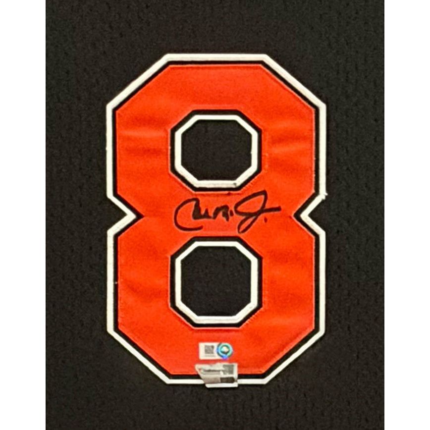 Cal Ripken Jr. Framed Signed Black Jersey Fanatics Autographed Orioles 4PB