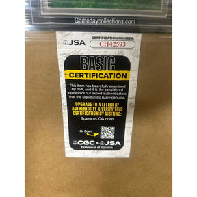 Cal Ripken Framed Signed White Jersey JSA Authenticated Autographed Orioles