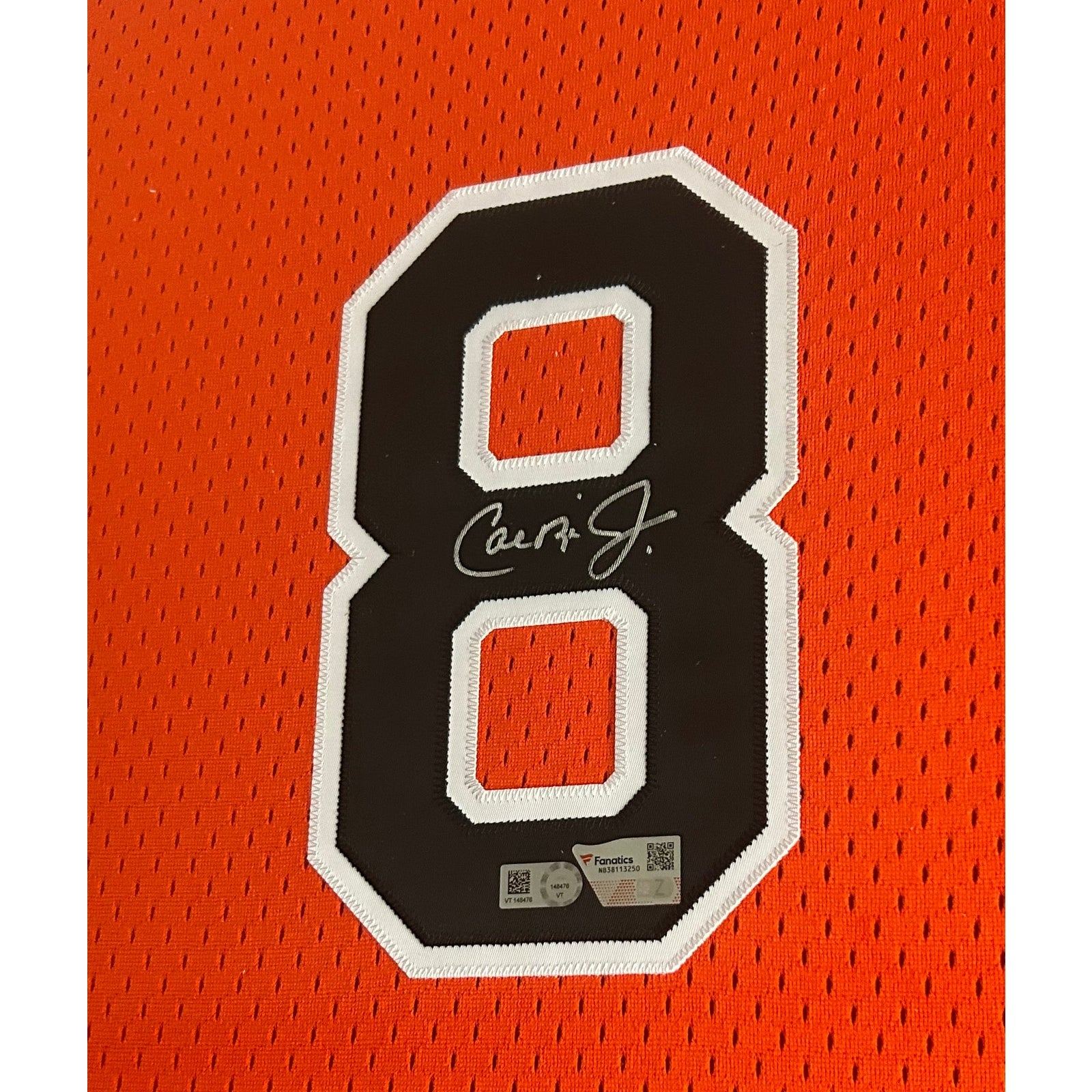 Cal Ripken Framed Signed Orange Jersey Fanatics Autographed Baltimore Orioles