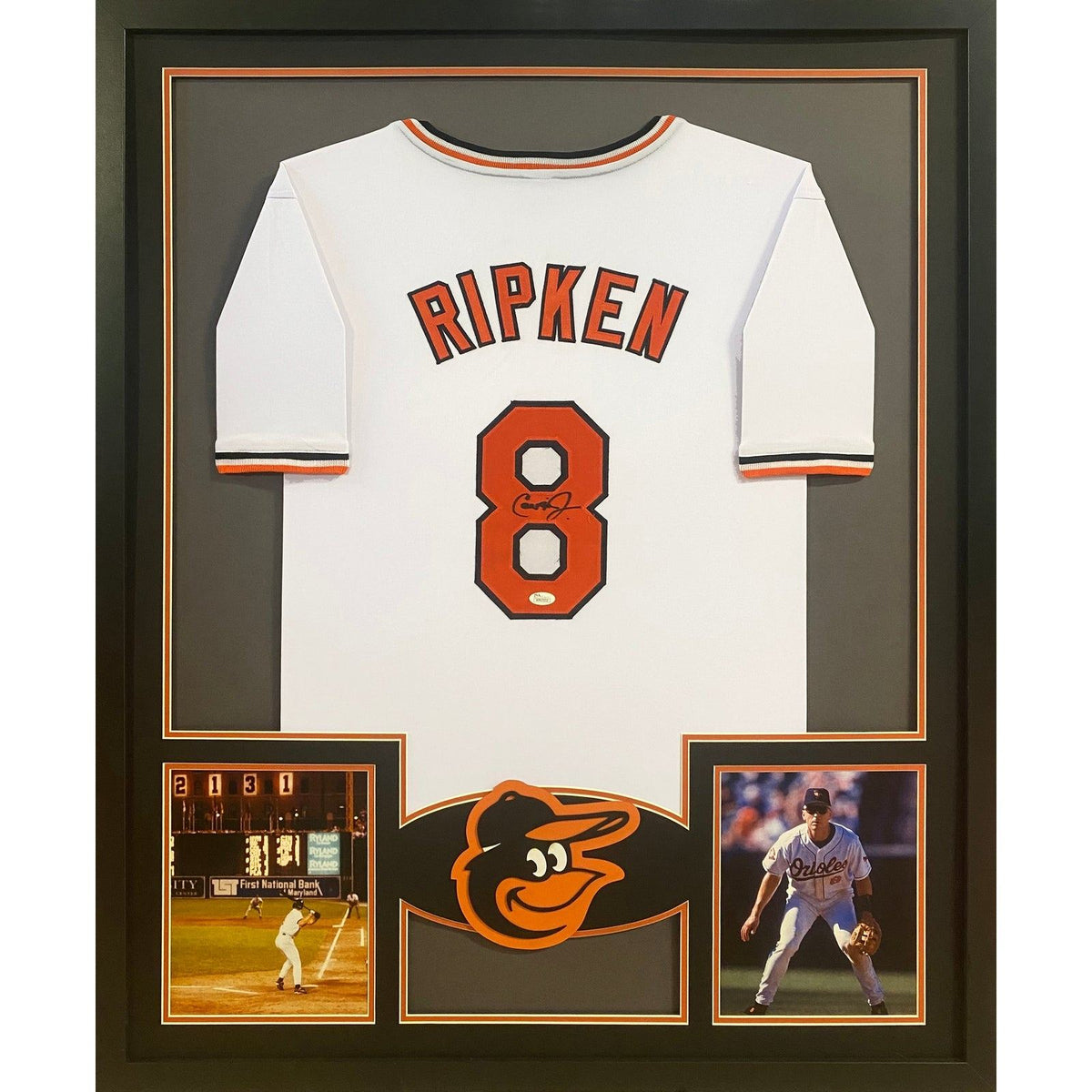 Cal Ripken Jr. Framed Signed Jersey JSA Autographed Baltimore Orioles COA