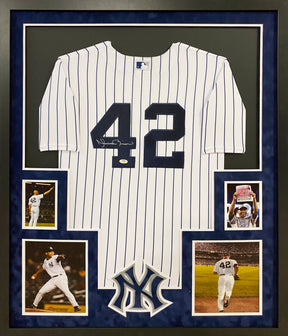 Mariano Rivera Framed Jersey PSA/DNA Autographed Signed New York Yankees