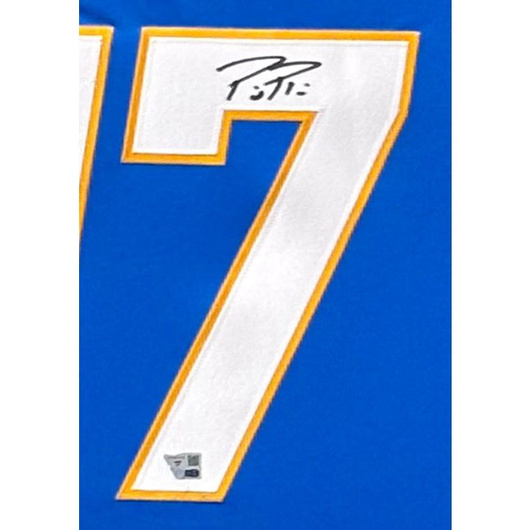 Philip Rivers Signed Framed Jersey Fanatics Autographed San Diego Chargers LA
