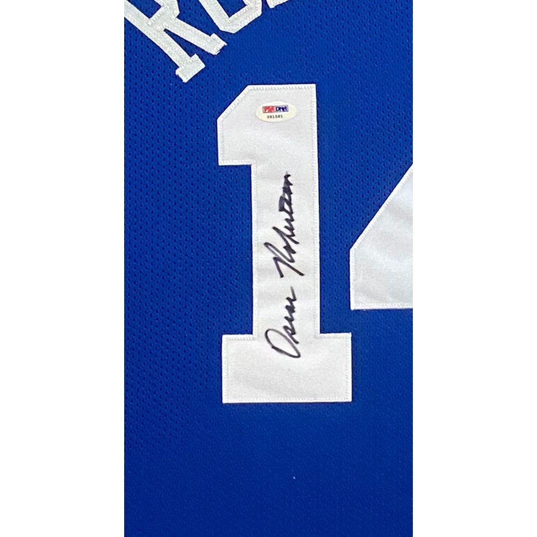 Oscar Robertson Framed Signed Jersey PSA/DNA Autographed Cincinnati Royals
