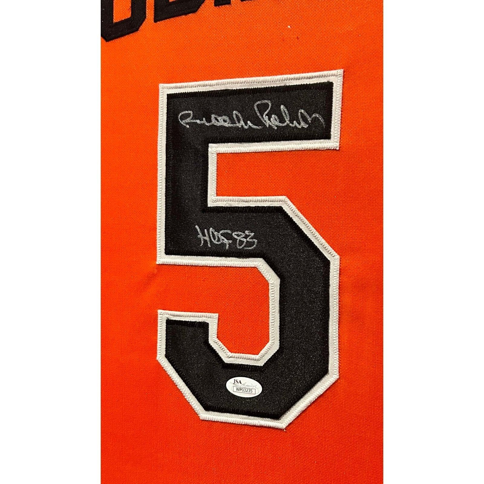 Brooks Robinson Signed Framed Orange Jersey JSA Autographed Baltimore Orioles