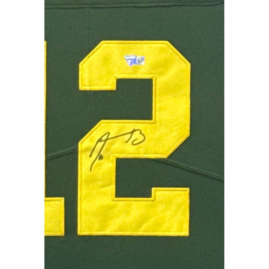 Aaron Rodgers Framed Signed Jersey Autographed Green Bay Packers CR Fanatics