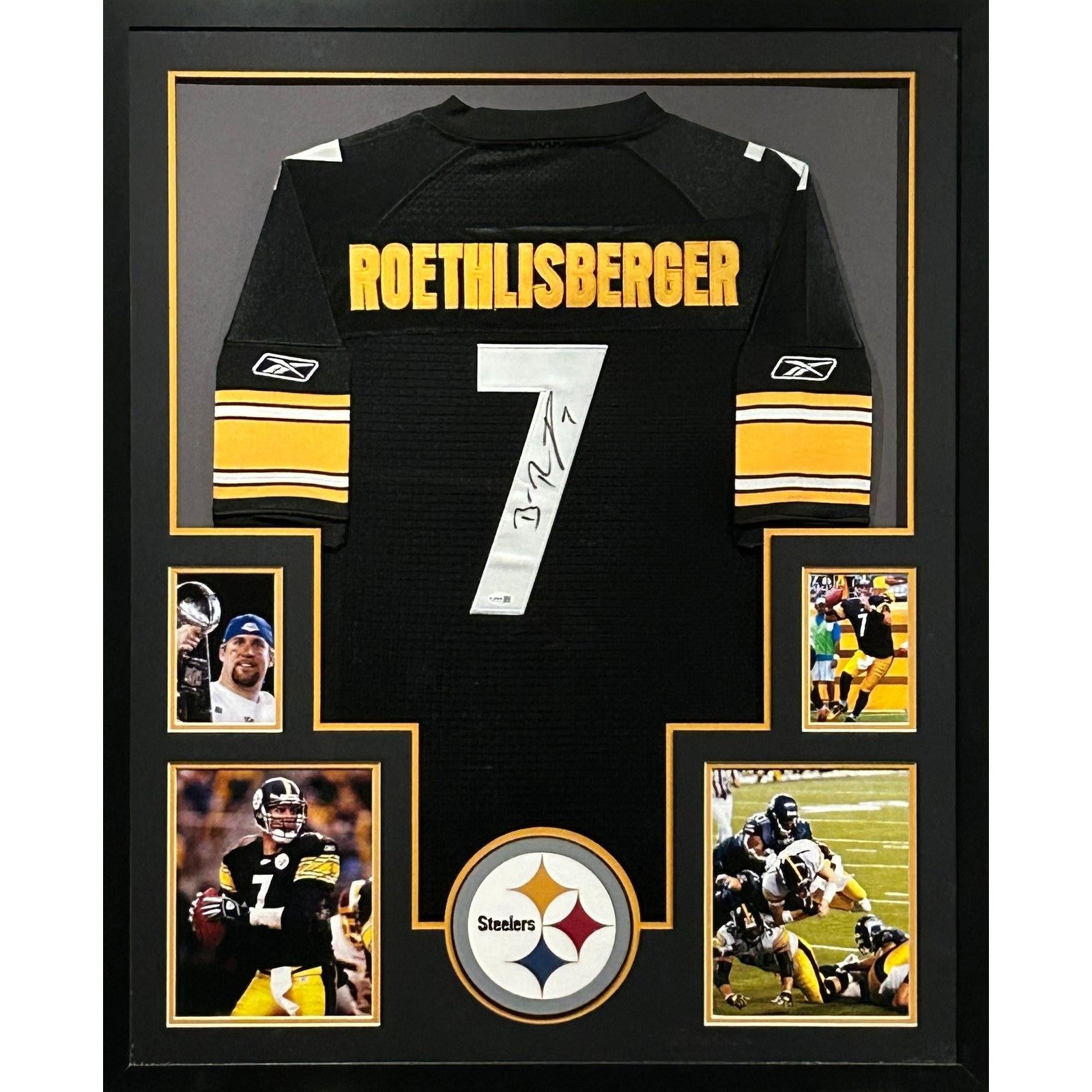 Ben Roethlisberger Framed Signed Jersey JSA Autographed Steelers