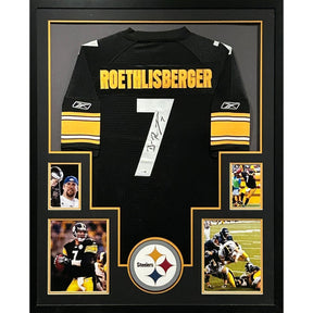Ben Roethlisberger Framed Signed Jersey JSA Autographed Steelers