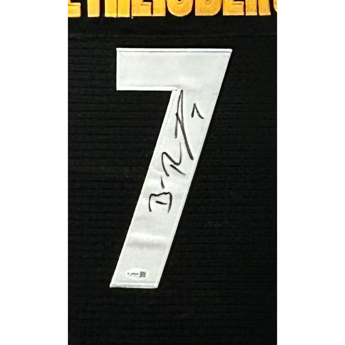 Ben Roethlisberger Framed Signed Jersey JSA Autographed Steelers