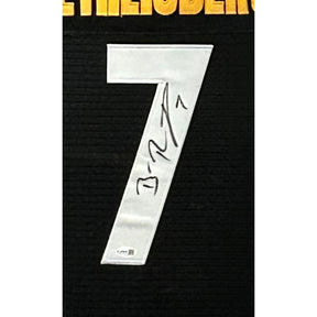 Ben Roethlisberger Framed Signed Jersey JSA Autographed Steelers