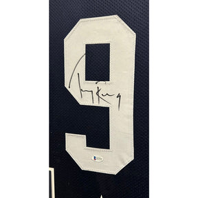 Tony Romo Framed Signed Jersey Autographed Dallas Cowboys JSA Star2