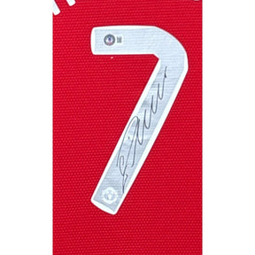 Cristiano Ronaldo Framed Signed Jersey Beckett BAS Autograph Manchester United 3