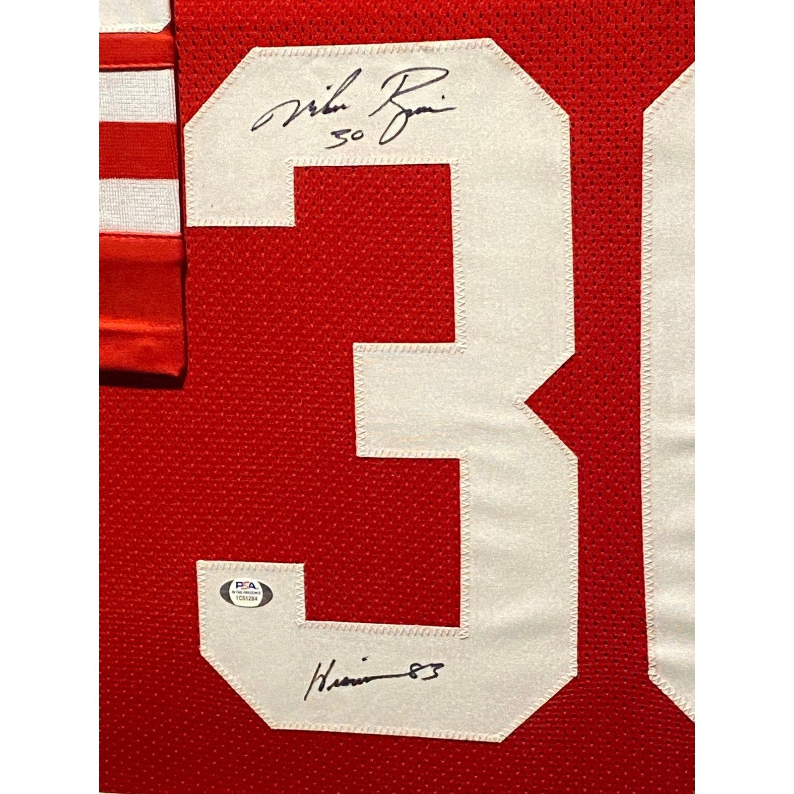 Mike Rozier Framed Signed Jersey PSA/DNA Autographed Nebraska Heisman Win