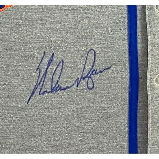 Nolan Ryan Signed Framed Jersey PSA/DNA New York Mets Autographed Grey