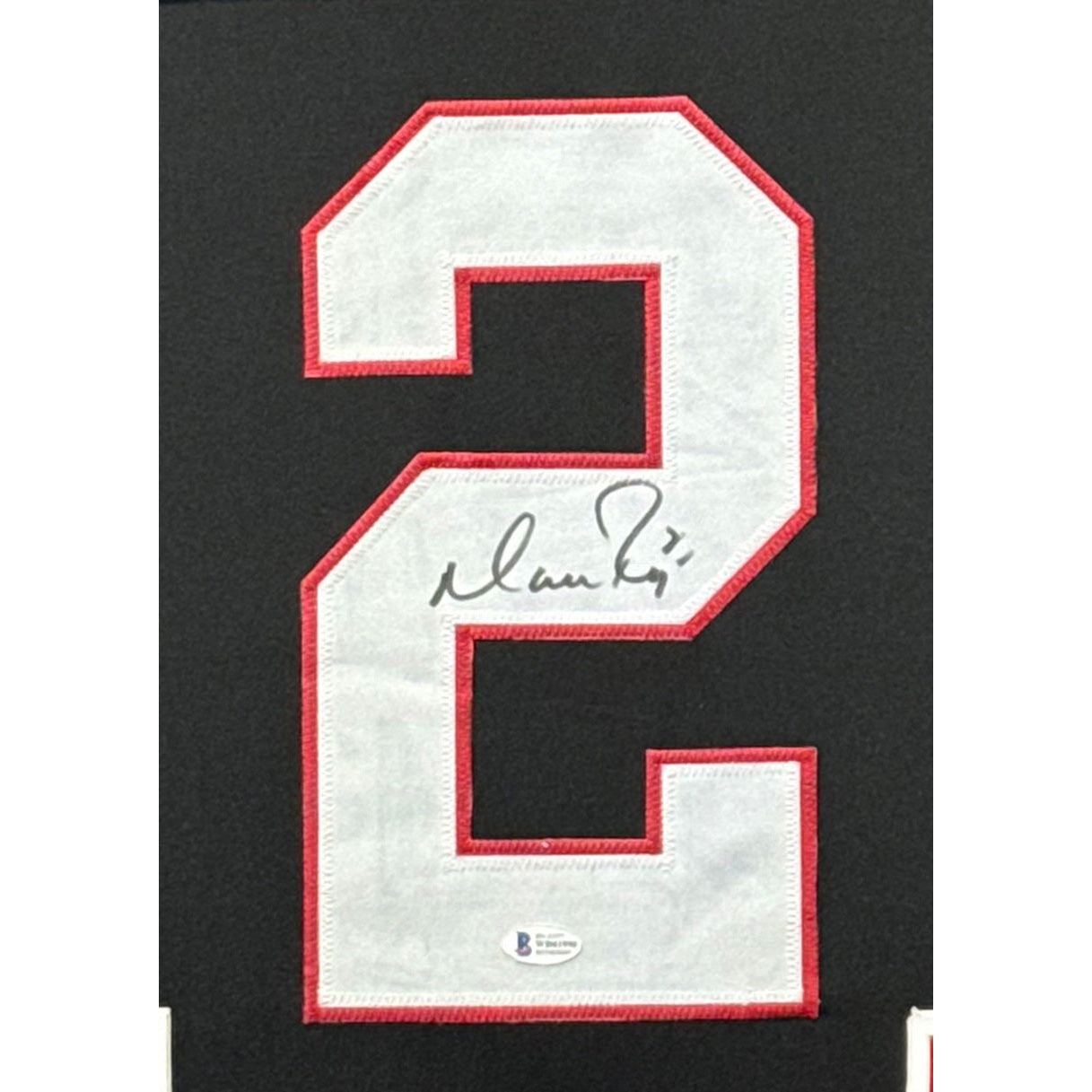 Matt Ryan Signed Framed Black Jersey Beckett Autographed Atlanta Falcons
