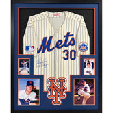 Nolan Ryan Framed Signed Jersey Tristar New York Mets Autographed