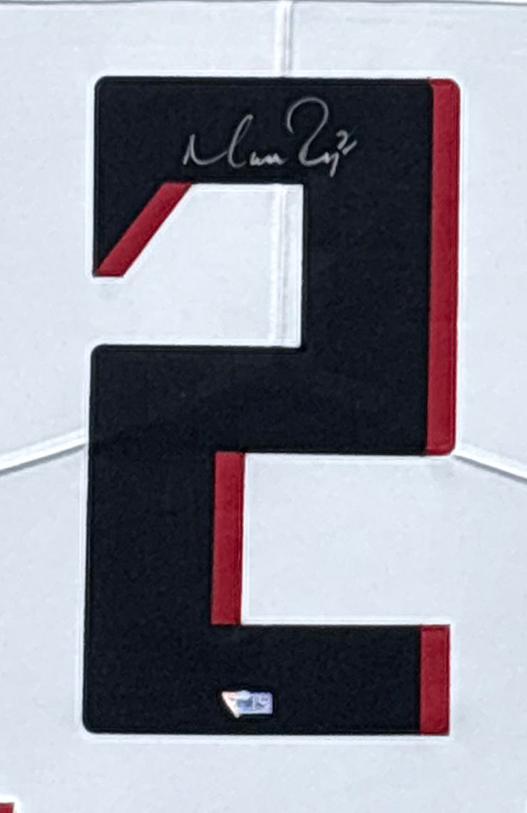 Matt Ryan Signed Framed White Jersey Fanatics Autographed Atlanta Falcons
