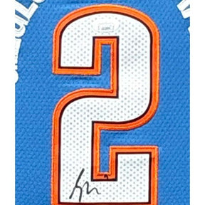 SGA Shai Gilgeous-Alexander Framed Thunder Jersey Autographed Signed JSA