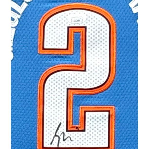 SGA Shai Gilgeous-Alexander Framed Thunder Jersey Autographed Signed JSA