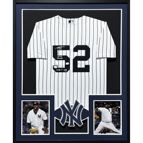 C.C. Sabathia Framed Signed Jersey Fanatics Autographed Yankees CC IH