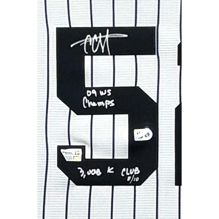 C.C. Sabathia Framed Signed Jersey Fanatics Autographed Yankees CC IH
