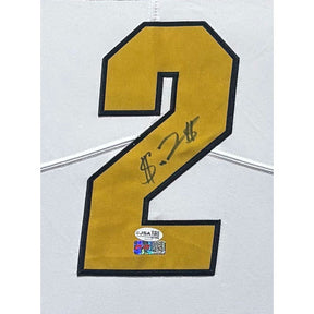 Shedeur Sanders Framed Signed Jersey JSA COA Autographed Colorado