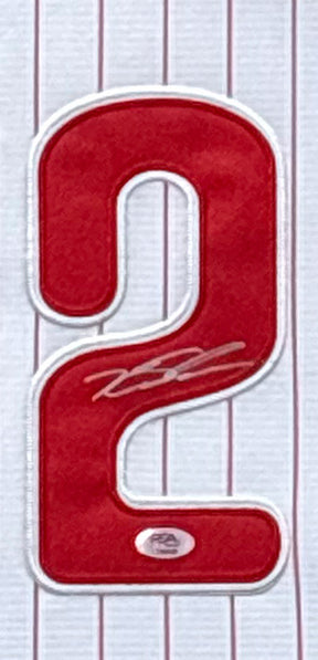 Kyle Schwarber Framed Jersey PSA/DNA Autographed Signed Philadelphia Phillies