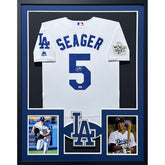 Corey Seager Framed Jersey PSA/DNA Autographed Signed LA Dodgers Los Angeles