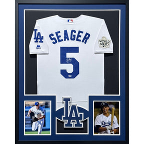 Corey Seager Framed Jersey PSA/DNA Autographed Signed LA Dodgers Los Angeles