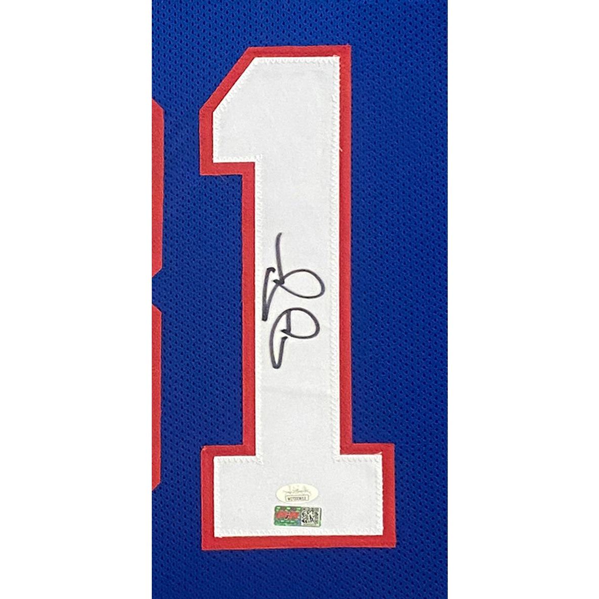Jason Sehorn Framed Signed Jersey JSA Autographed New York Giants