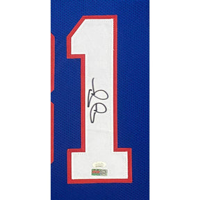 Jason Sehorn Framed Signed Jersey JSA Autographed New York Giants