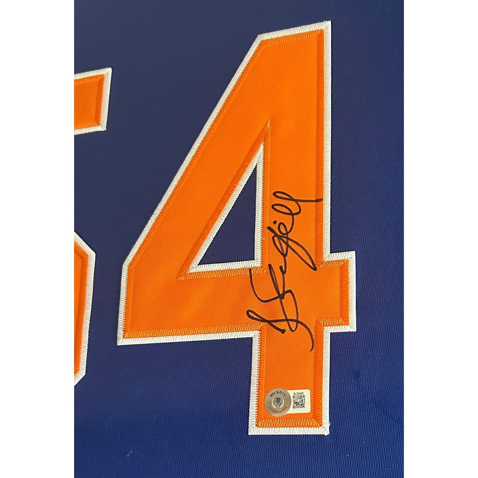 New York Mets Jerry Seinfeld Framed Signed Jersey Beckett Autographed