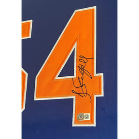 New York Mets Jerry Seinfeld Framed Signed Jersey Beckett Autographed