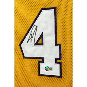 Shaquille O'Neal Signed Framed Jersey Beckett Autographed Lakers LA Shaq