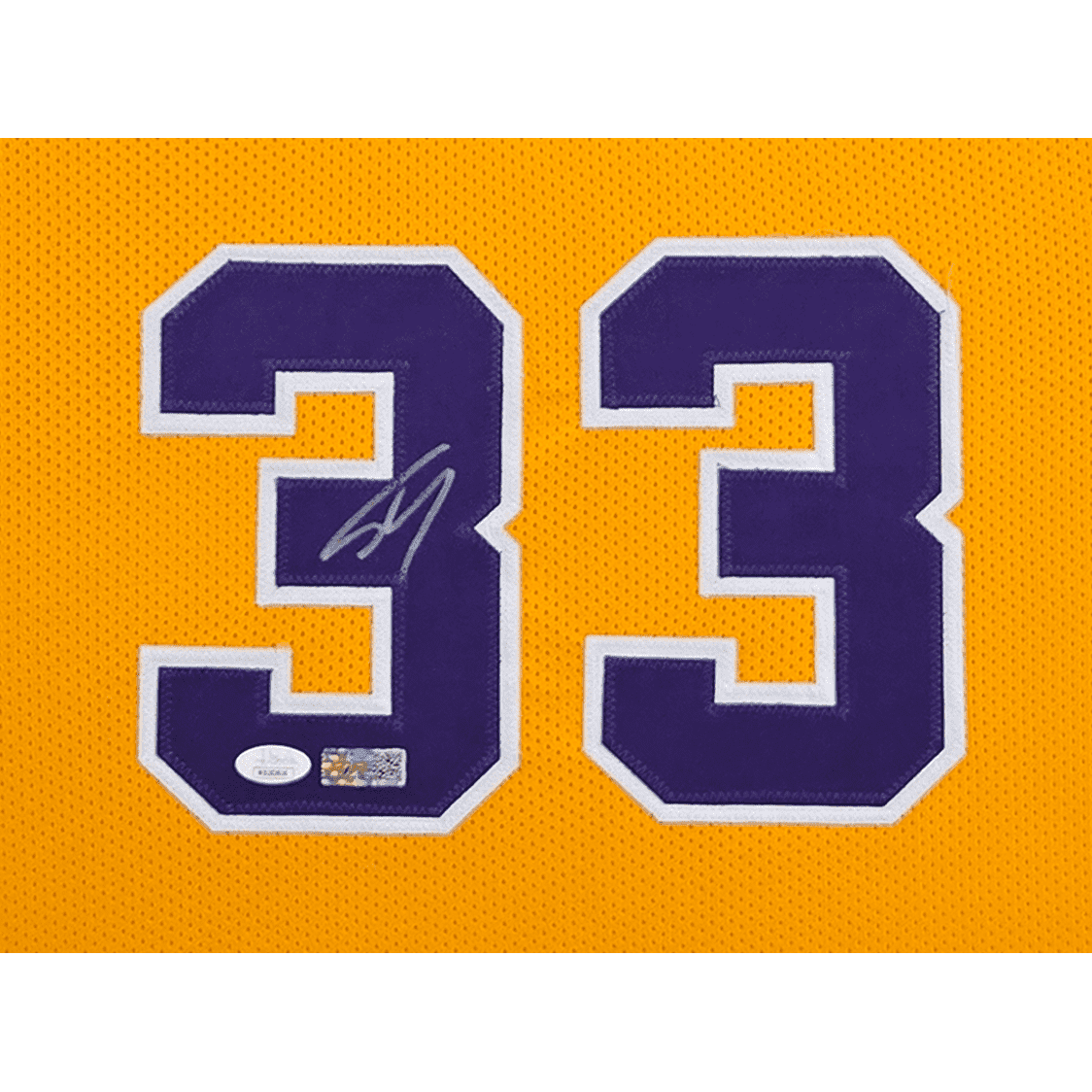 Shaquille O'Neal Signed Framed Yellow Jersey JSA Autographed LSU Shaq