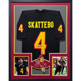 Cam Skattebo Framed Signed ASU Jersey Beckett Autographed Arizona State