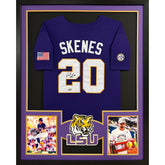 Paul Skenes Signed Framed Jersey Beckett Autographed LSU Tigers Pirates