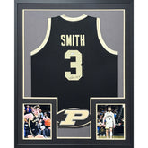 Braden Smith Framed Purdue Signed Black Jersey Autographed Signed JSA