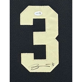 Braden Smith Framed Purdue Signed Black Jersey Autographed Signed JSA