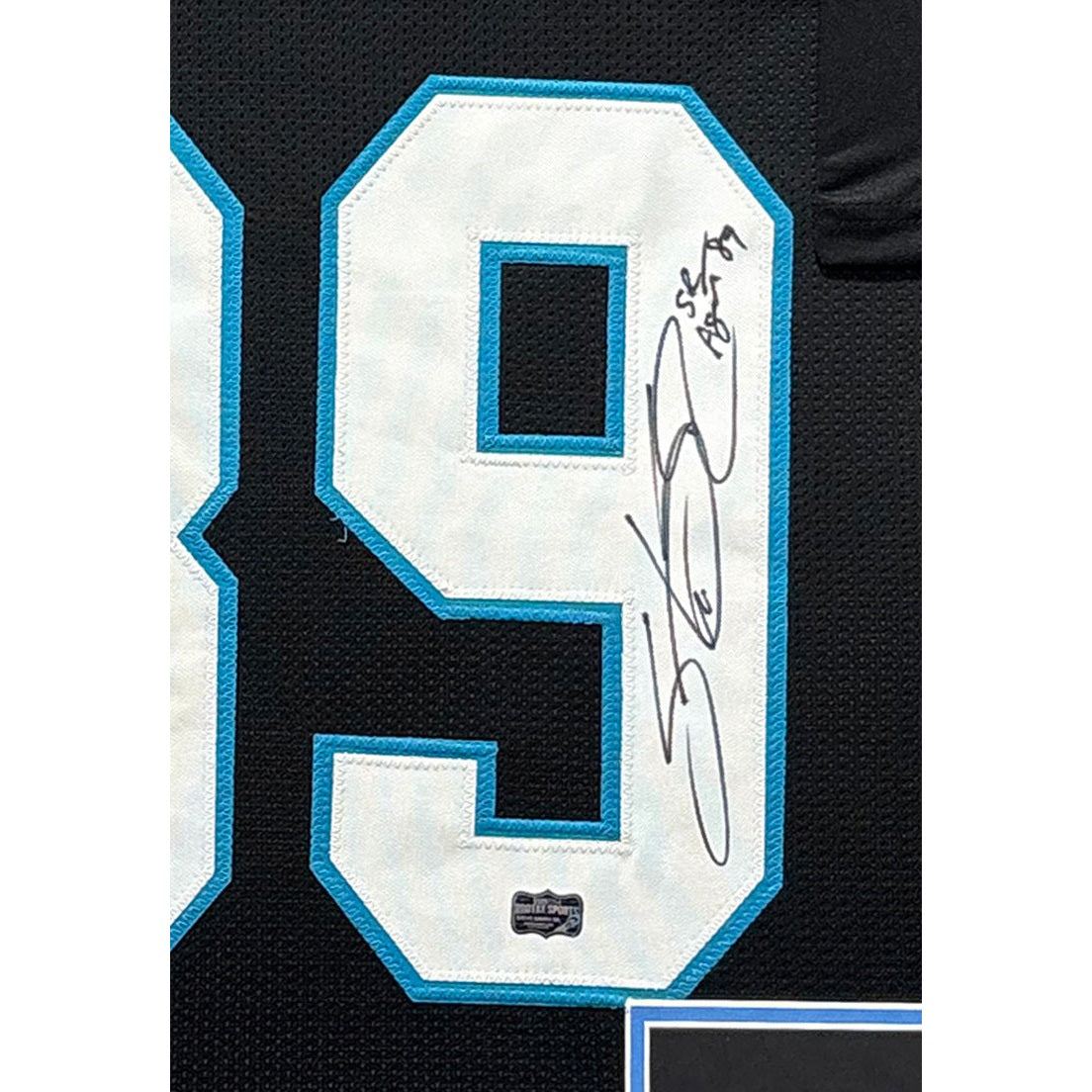 Steve Smith Framed Signed Carolina Panthers Jersey Radtke Autographed