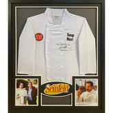 Soup Nazi Larry Thomas Signed Framed Chef's JSA Seinfeld Autographed Jacket
