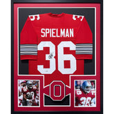 Chris Spielman Signed Framed Jersey JSA Autographed Ohio State