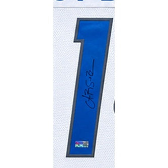 Amon-Ra St. Brown Signed Framed White Jersey PIA COA Autographed Detroit Lions