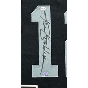 Ken Stabler Signed Framed Jersey JSA Autographed Oakland Raiders