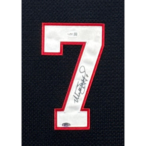 Matt Stafford Framed Signed Black Jersey JSA Autographed Georgia Bulldogs