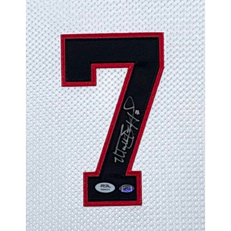 Matt Stafford Framed Signed Jersey PSA/DNA Autographed Georgia Bulldogs