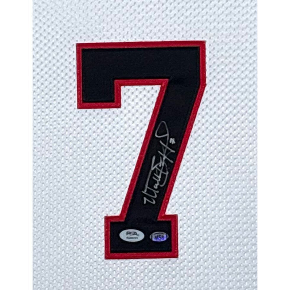 Matt Stafford Framed Signed Jersey PSA/DNA Autographed Georgia Bulldogs